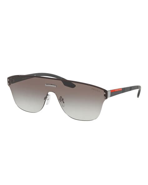 prada mens rimless sunglasses